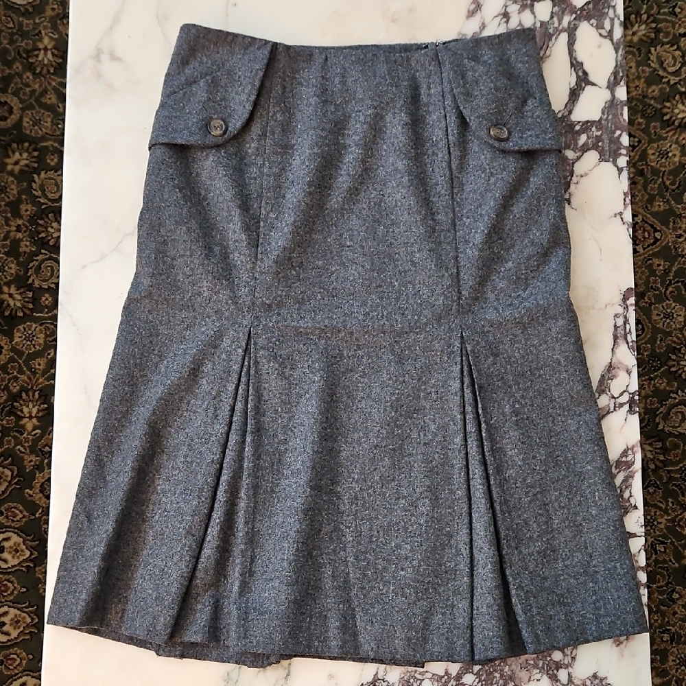 Victoria's Secret Gray A-Line Skirt with Pleats